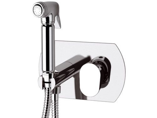 Remer Infinity Гигиенический душ со смесителем, шланг 120 см, с встраиваемой частью, цвет: cromo I60