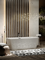 Sancos Dama Акриловая ванна отдельно стоящая 170x80x58h см, цвет: белый FB05