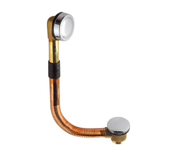 Remer Слив-перелив click-clack для ванны, цвет: cromo 96CC