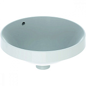 Geberit VariForm Раковина встраиваемая сверху 40x40x17h см, без отв, цвет: белый 500.700.01.2