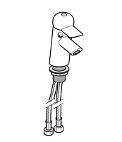 Geberit Bambini Смеситель детский для раковины 8,5 см, цвет: синий/желтый 571600000