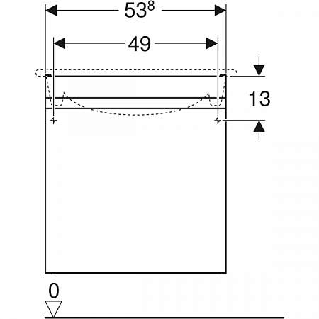 Geberit My Day Органайзер для пенала подвесной, цвет: темно-серый 598690000