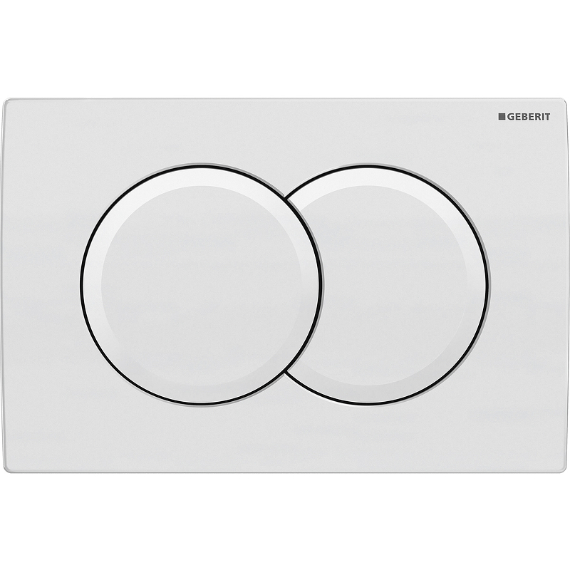 Geberit Delta 20 Кнопка смыва для инсталляции, пластиковая, цвет: белый глянцевый 115.100.11.1
