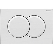 Geberit Delta 20 Кнопка смыва для инсталляции, пластиковая, цвет: белый глянцевый 115.100.11.1