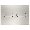 ArtCeram Inox Кнопка смыва для унитаза, пластик, цвет: steel 710.000.BS