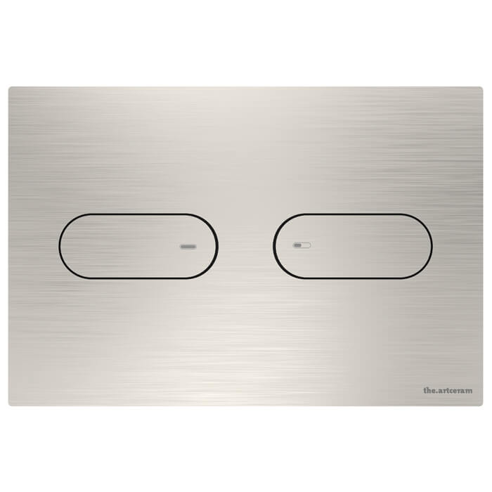 ArtCeram Inox Кнопка смыва для унитаза, пластик, цвет: steel 710.000.BS