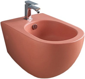 ArtCeram File 2.0 Биде подвесное 37x52 см, 1 отв., с переливом, с креплениями, цвет: rosso corallo FLB001 14 00