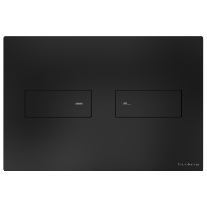 ArtCeram Inox Кнопка смыва для унитаза, пластик, цвет: matt black 710.000.BM