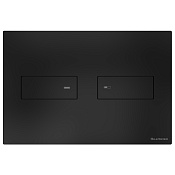 ArtCeram Inox Кнопка смыва для унитаза, пластик, цвет: matt black 710.000.BM