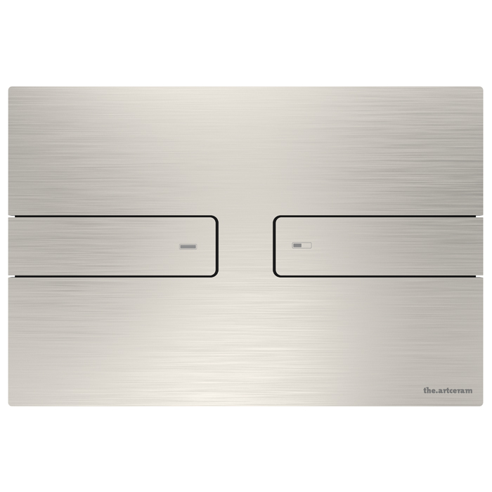 ArtCeram Inox Кнопка смыва для унитаза, пластик, цвет: steel 712.000.BS
