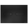 ArtCeram Inox Кнопка смыва для унитаза, пластик, цвет: matt black 711.000.BM