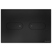 ArtCeram Inox Кнопка смыва для унитаза, пластик, цвет: matt black 711.000.BM