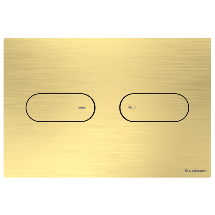 ArtCeram Inox Кнопка смыва для унитаза, пластик, цвет: gold 711.000.BG