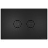 ArtCeram Inox Кнопка смыва для унитаза, пластик, цвет: matt black 715.000.BM