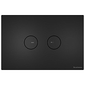 ArtCeram Inox Кнопка смыва для унитаза, пластик, цвет: matt black 715.000.BM
