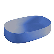 ArtCeram Cognac Раковина чаша 55x35x14,5h см, без перелива, покрытие Saniglaze, цвет: blu zaffiro COL003 16 00