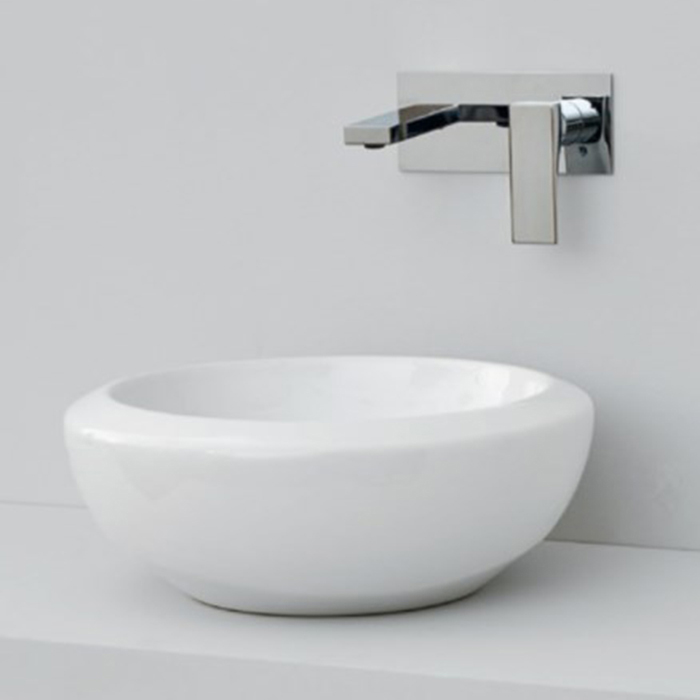 ArtCeram Blend Раковина чаша d46x18h см, без перелива, цвет: glossy white BLL001 01 00