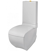 ArtCeram Hi-line Чаша для унитаза моноблок 38x67,5 см, цвет: glossy white HIV003 01 00