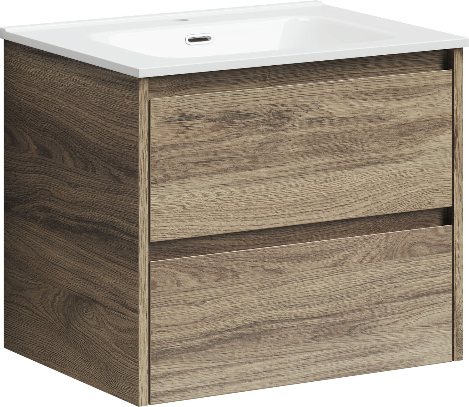 Sancos Libra Тумба для раковины подвесная 59x45x50h см, цвет: дуб чарльстон LB60ECH