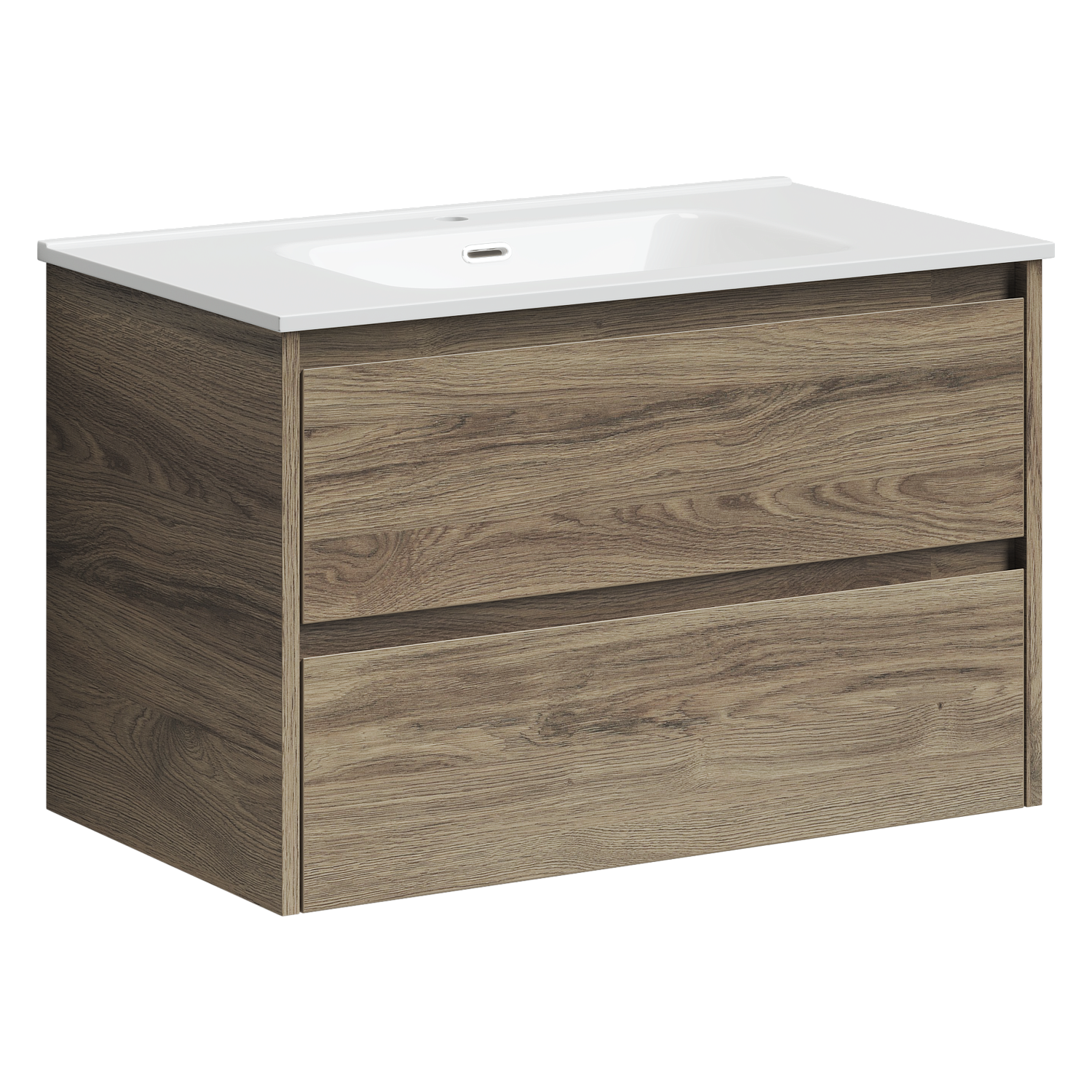 Sancos Libra Тумба для раковины подвесная 79x45x50h см, цвет: дуб чарльстон LB80ECH