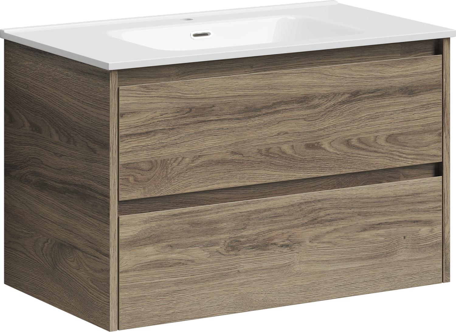 Sancos Libra Тумба для раковины подвесная 79x45x50h см, цвет: дуб чарльстон LB80ECH