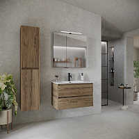 Sancos Libra Тумба для раковины подвесная 79x45x50h см, цвет: дуб чарльстон LB80ECH