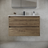 Sancos Libra Тумба для раковины подвесная 79x45x50h см, цвет: дуб чарльстон LB80ECH