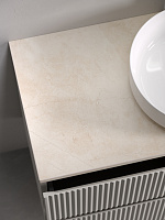 Sancos Столешница для мебели из керамогранита, размер 100х46 см, цвет: креман TT100A2X