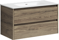 Sancos Libra Тумба для раковины подвесная 89x45x50h см, цвет: дуб чарльстон LB90ECH