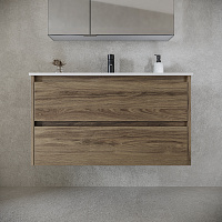 Sancos Libra Тумба для раковины подвесная 89x45x50h см, цвет: дуб чарльстон LB90ECH