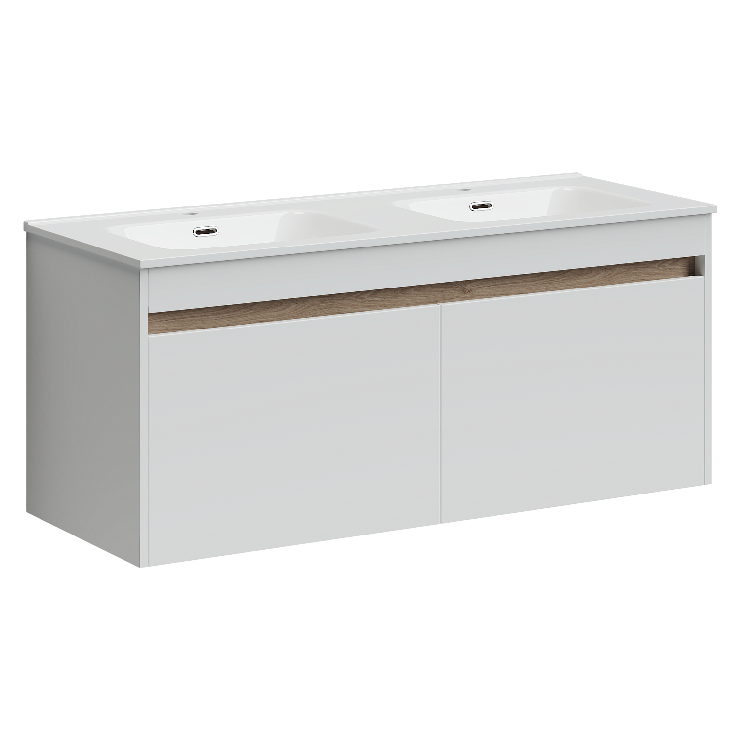 Sancos Smart Тумба для раковины подвесная 119x45x50h см, цвет: белый SM120-2W