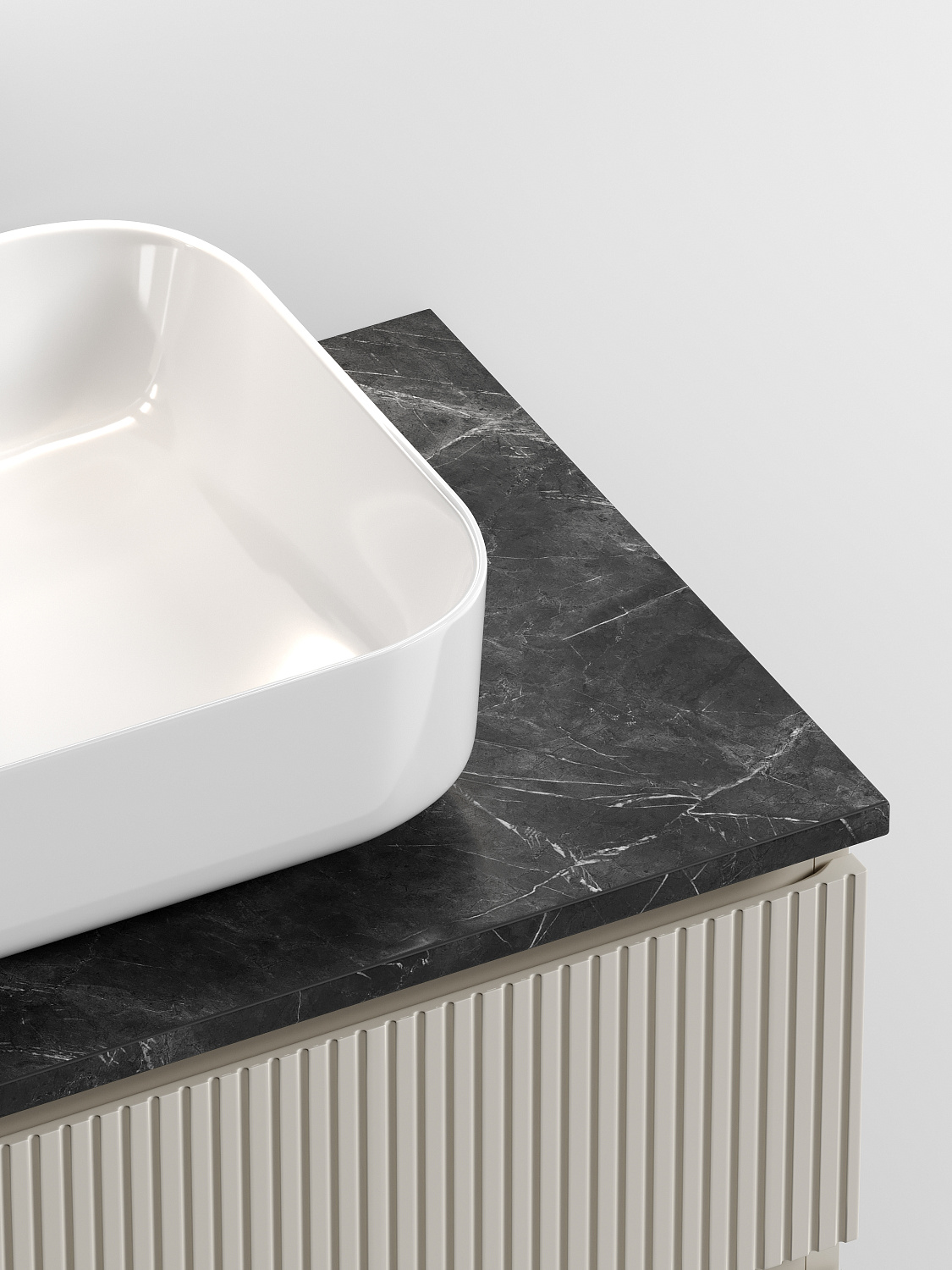 Sancos Столешница 80x46x2,1h см, цвет: black sky TT80A1