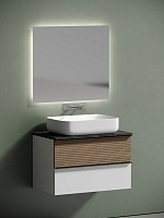 Sancos Столешница 80x46x2,1h см, цвет: black sky TT80A1