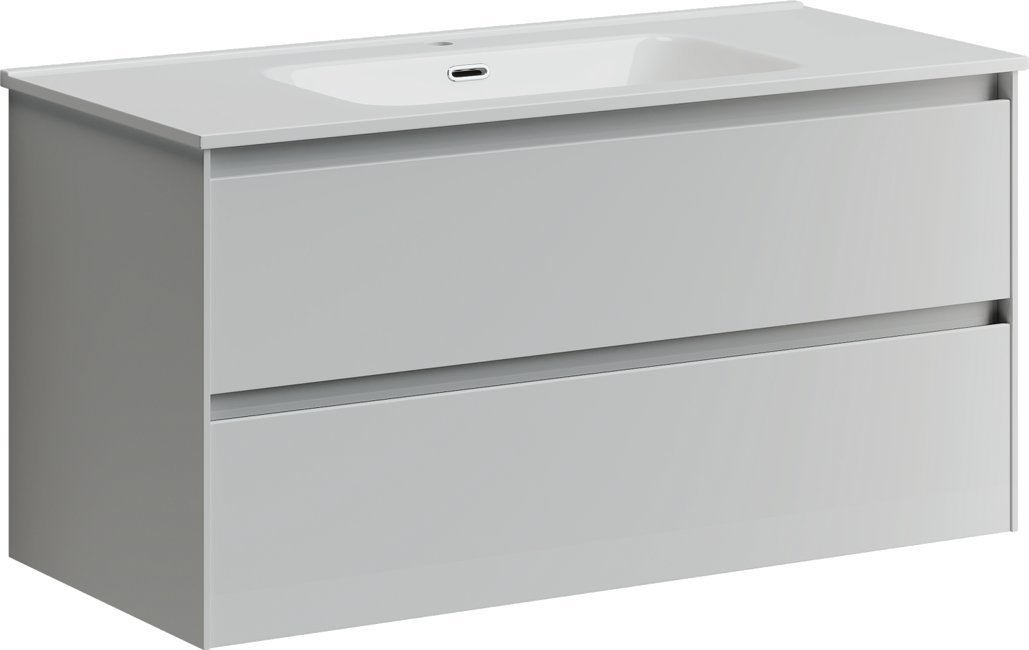 Sancos Cento Тумба для раковины подвесная 99x45x50h см, цвет: белый глянец CN100W