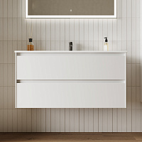 Sancos Cento Тумба для раковины подвесная 99x45x50h см, цвет: белый глянец CN100W
