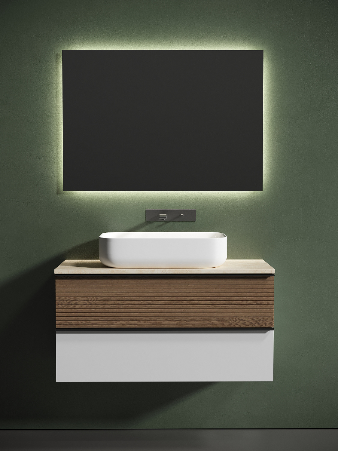 Sancos Столешница 100x46x2,1h см, цвет: kreman TT100A2