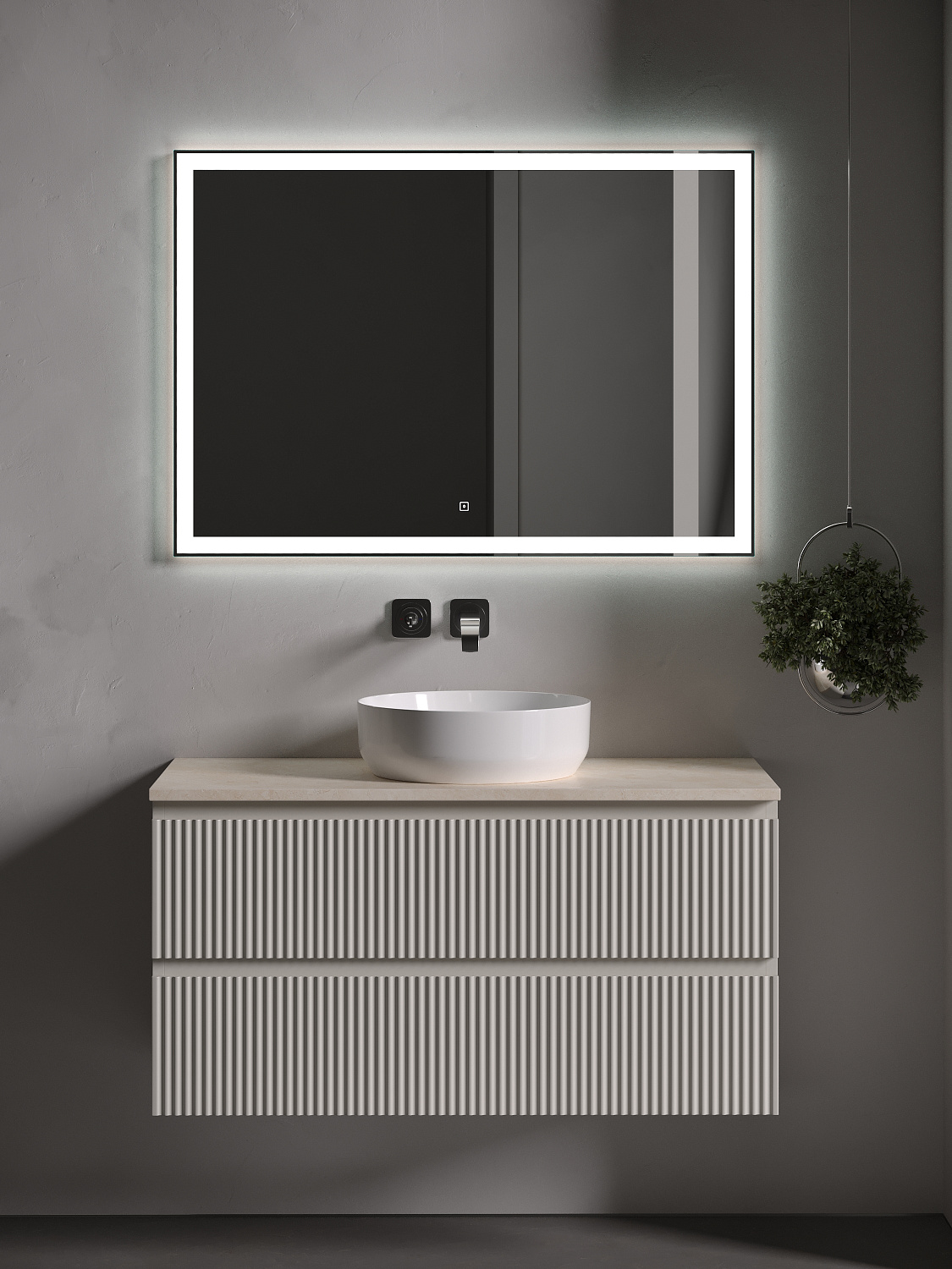 Sancos Столешница 100x46x2,1h см, цвет: kreman TT100A2