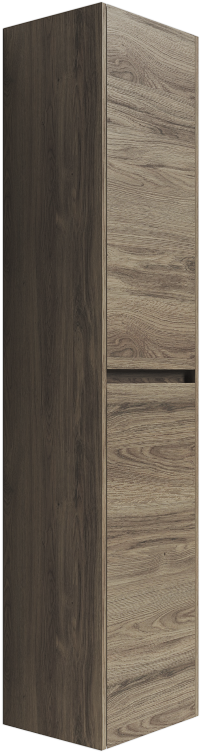 Sancos Libra Шкаф-пенал подвесной 35x30x160h см, цвет: дуб чарльстон PLB35ECH