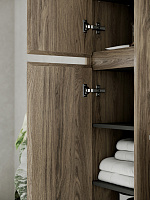 Sancos Libra Шкаф-пенал подвесной 35x30x160h см, цвет: дуб чарльстон PLB35ECH