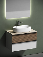 Sancos Столешница 80x46x2,1h см, цвет: kreman TT80A2X