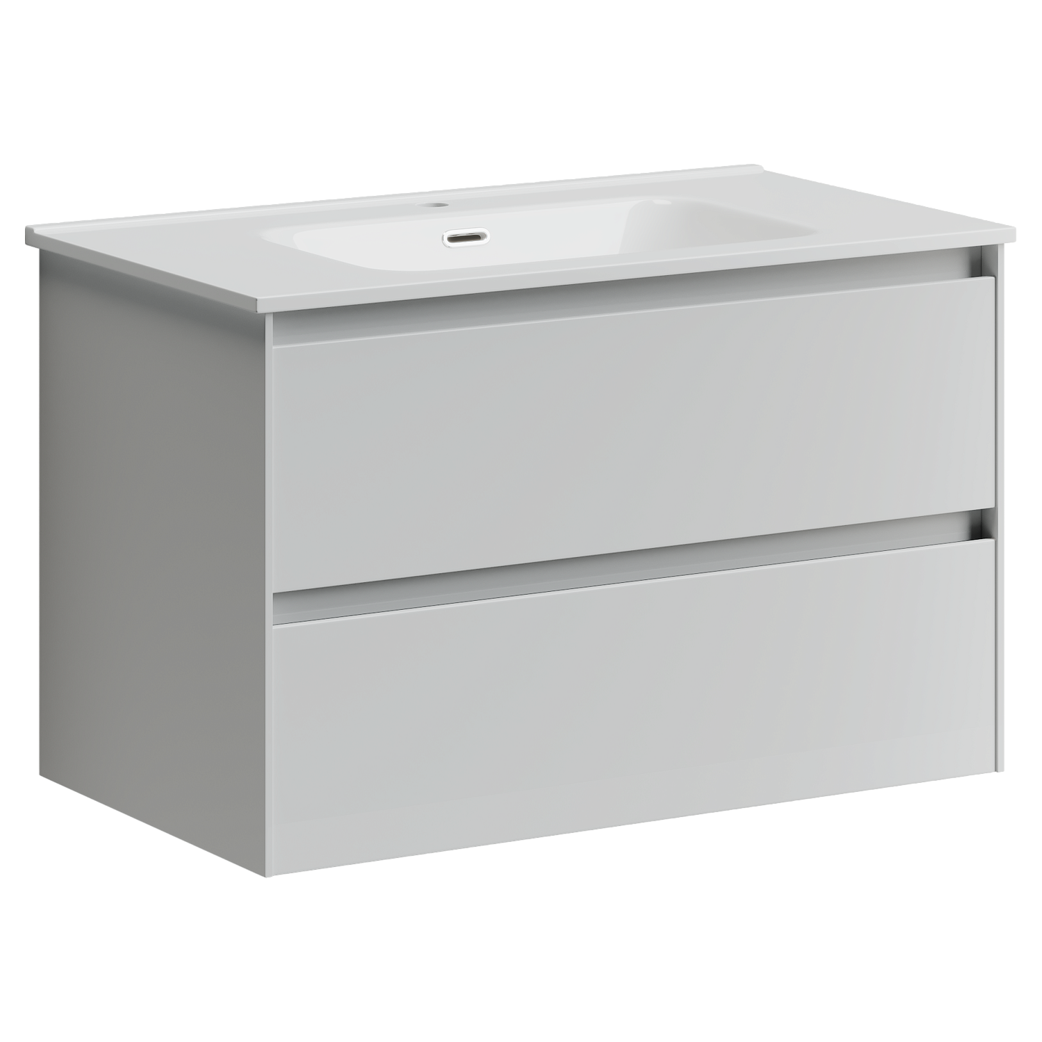 Sancos Cento Тумба для раковины подвесная 79x45x50h см, цвет: белый глянец CN80W