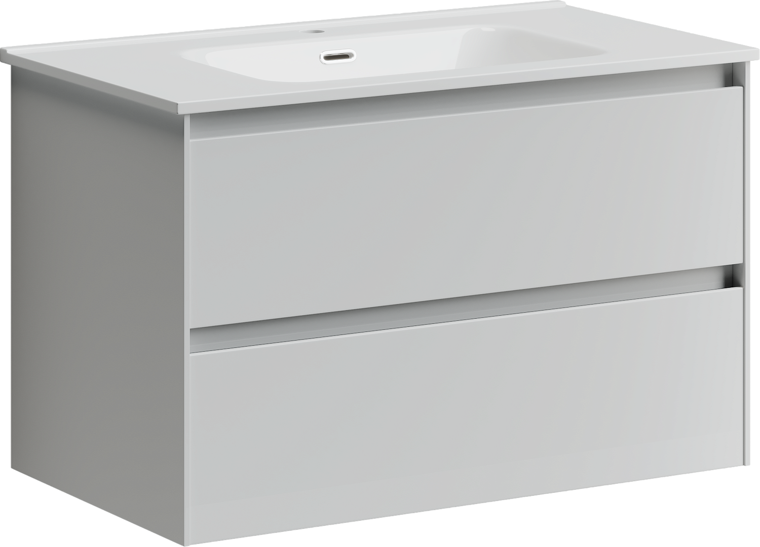 Sancos Cento Тумба для раковины подвесная 79x45x50h см, цвет: белый глянец CN80W