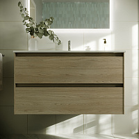 Sancos Cento Тумба для раковины подвесная 89x45x50h см, цвет: карпатская ель CN90KE