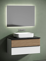 Sancos Столешница 100x46x2,1h см, цвет: black sky TT100A1