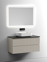 Sancos Столешница 100x46x2,1h см, цвет: black sky TT100A1