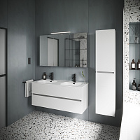 Sancos Urban Тумба для раковины подвесная 119x45x55h см, цвет: белый UR120-2W