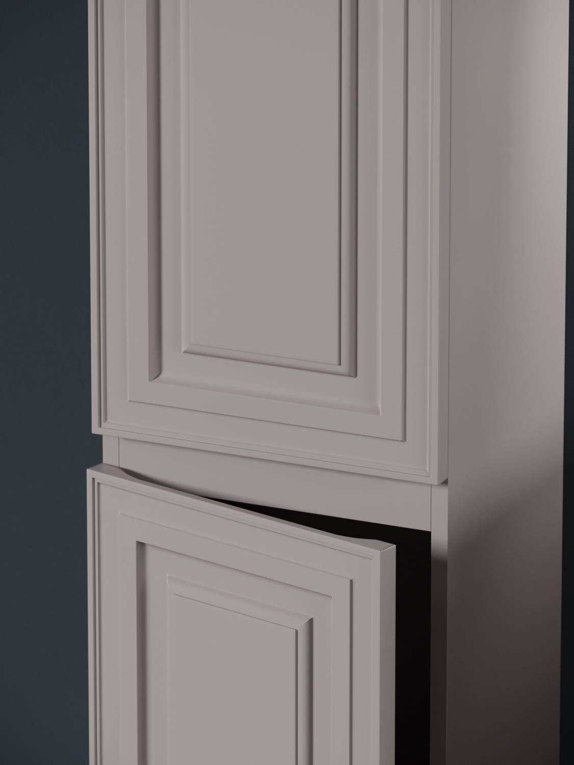 Sancos Very Шкаф-пенал подвесной 35x30x160h см, цвет: doha soft PVR35LSM