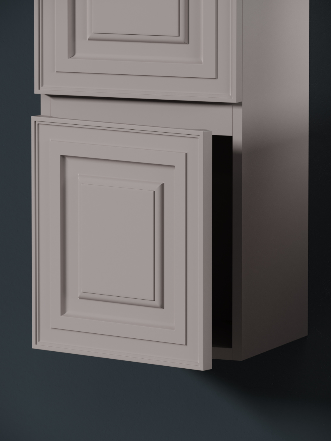 Sancos Very Шкаф-пенал подвесной 35x30x160h см, цвет: doha soft PVR35LSM