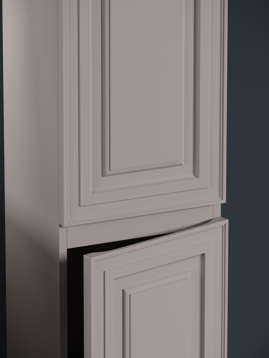 Sancos Very Шкаф-пенал подвесной 35x30x160h см, цвет: doha soft PVR35RSM