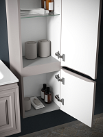 Sancos Very Шкаф-пенал подвесной 35x30x160h см, цвет: doha soft PVR35RSM